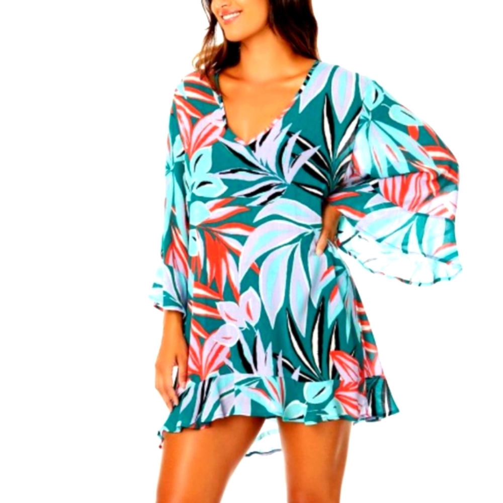 ANNE COLE Tropic Tunic Cover-up